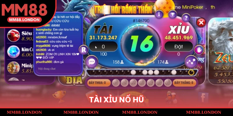 tài xỉu nổ hũ